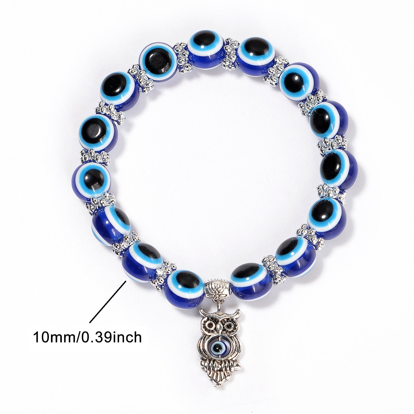 Blaues Böses-Augen-Armband