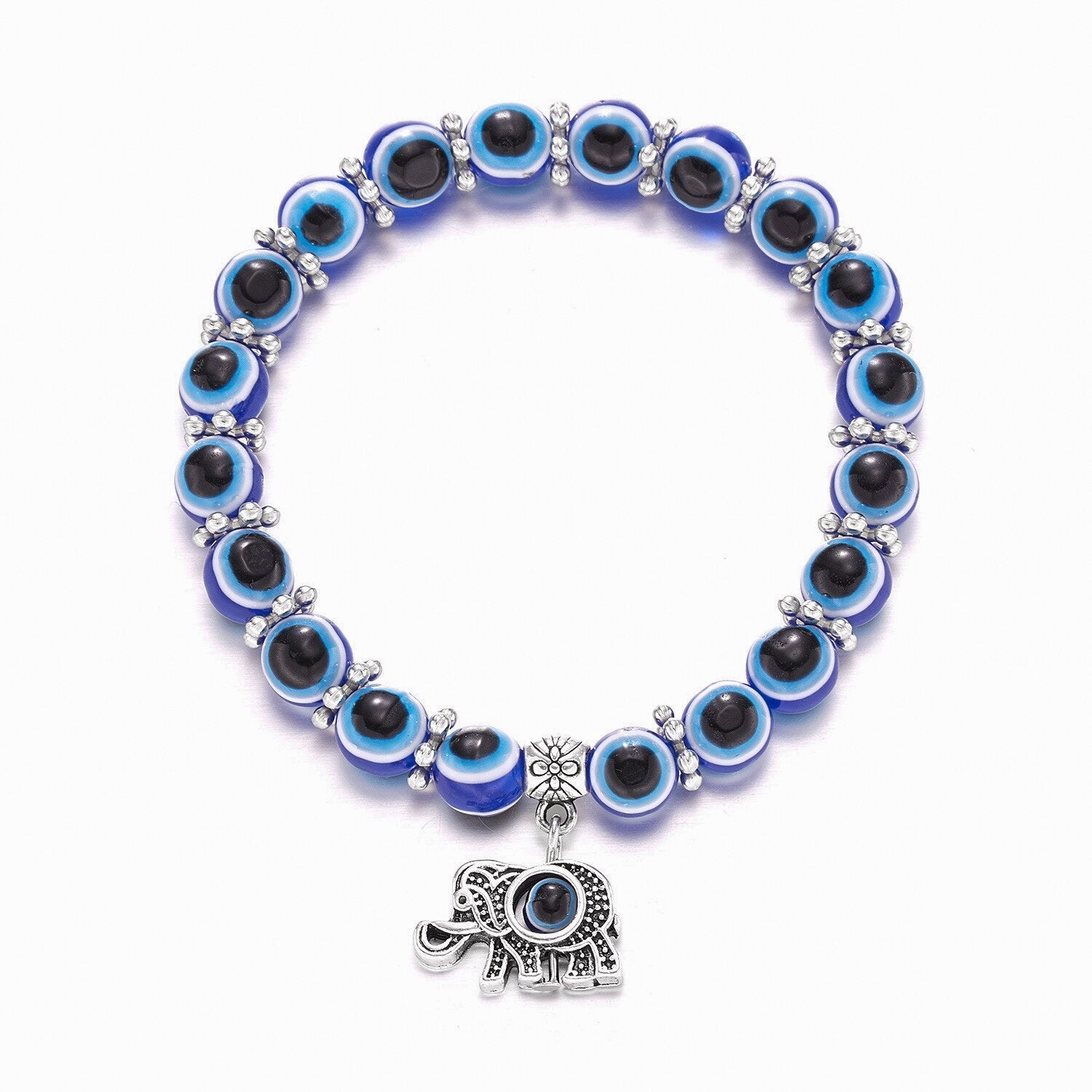 Blaues Böses-Augen-Armband