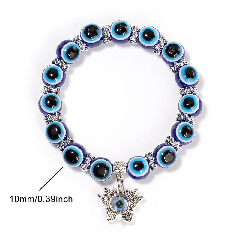 Blaues Böses-Augen-Armband