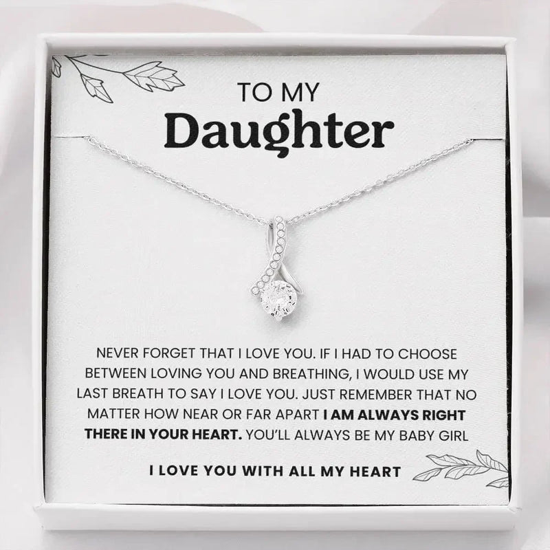 An meine Tochter - Ewige Knoten Halskette