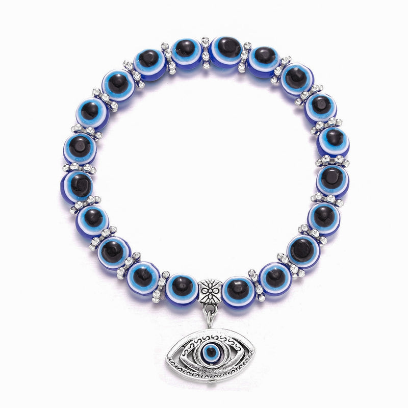 Blaues Böses-Augen-Armband