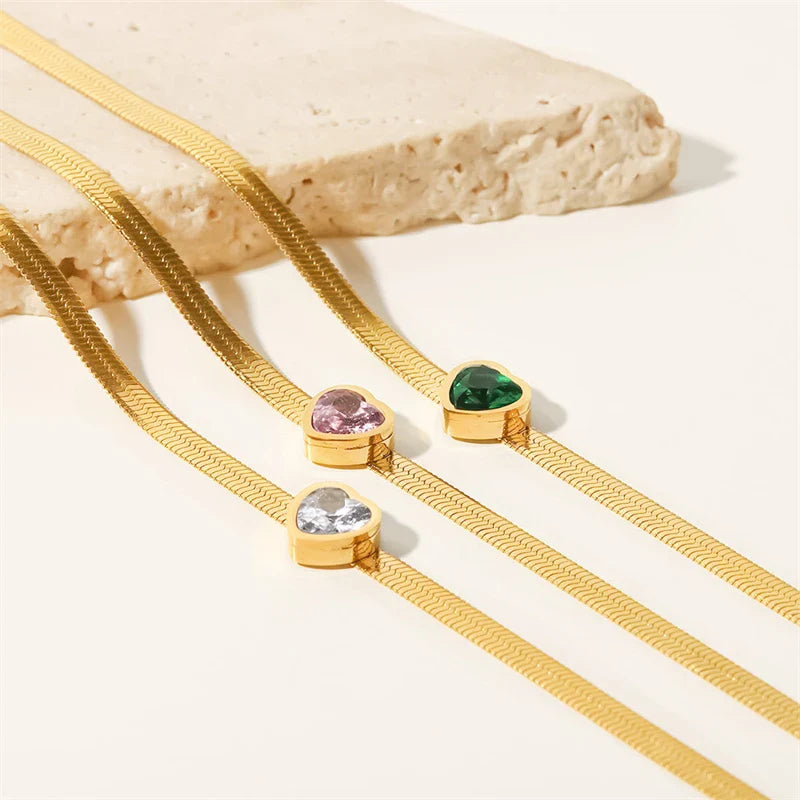 Herz Zirkonia Armband