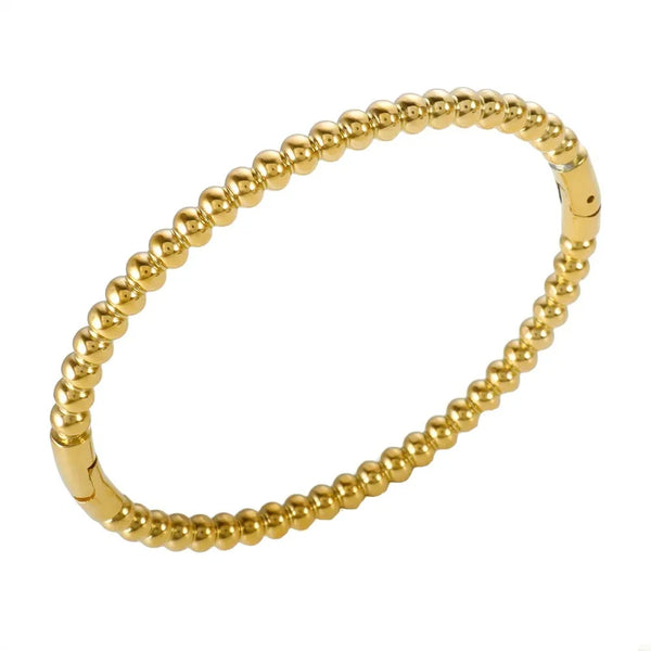 Armreif mit runden Perlen