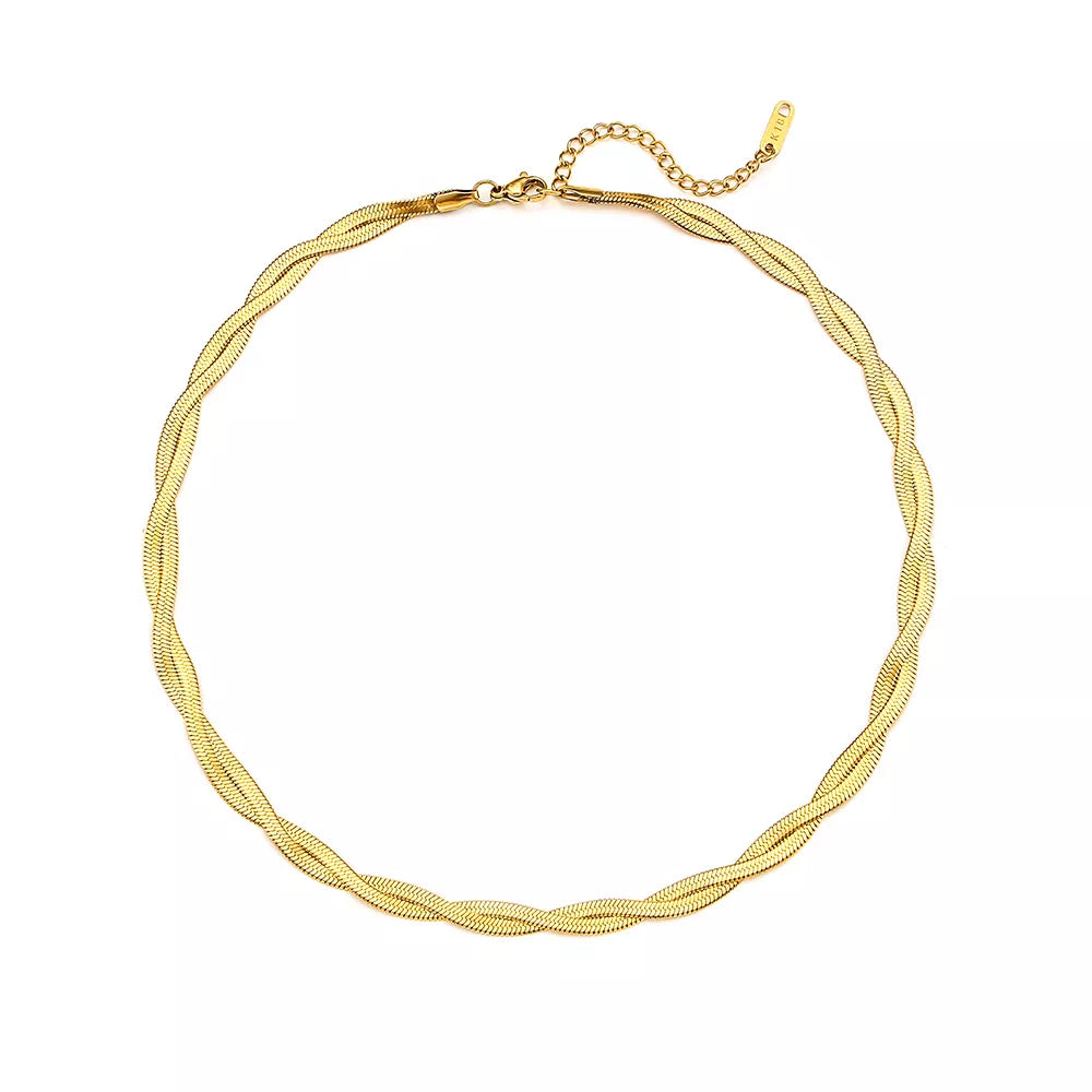Goldene Halskette
