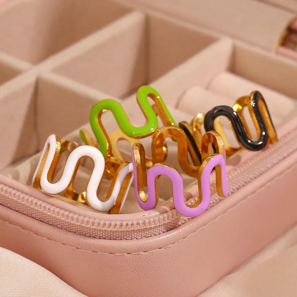 Emaillierter Wellenring