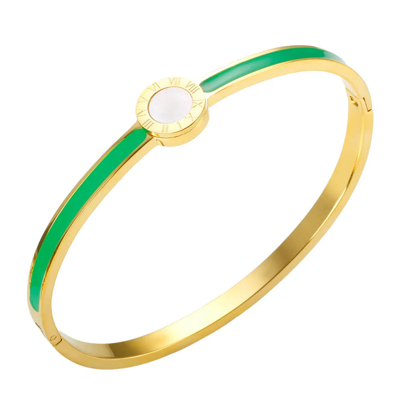 Buntes Armband mit römischen Ziffern