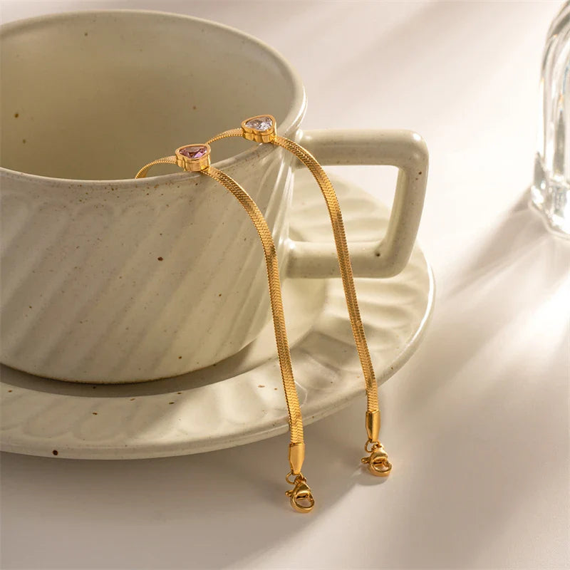 Herz Zirkonia Armband