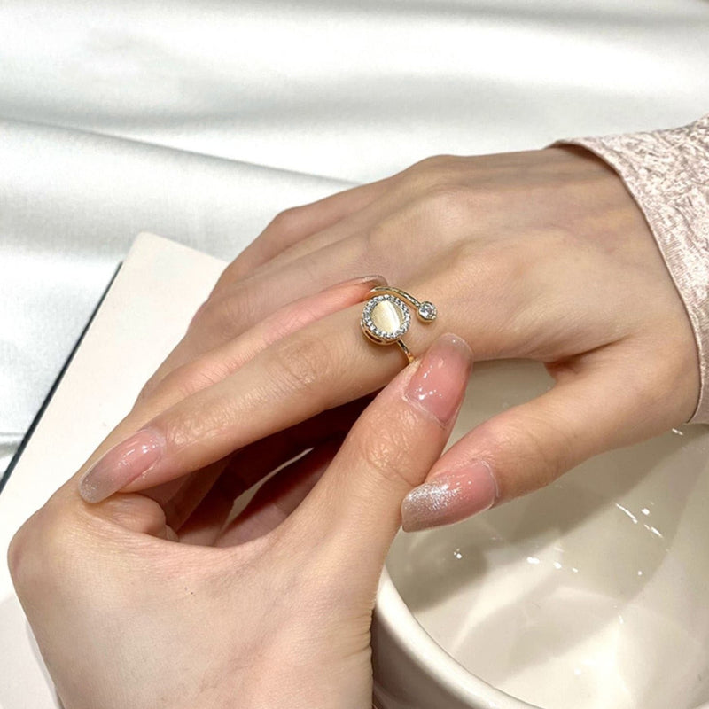 Drehbarer Opal-Angstring