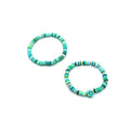 2pcs Bunte Weiche Ton Niedlichen Blumen Charme Armband