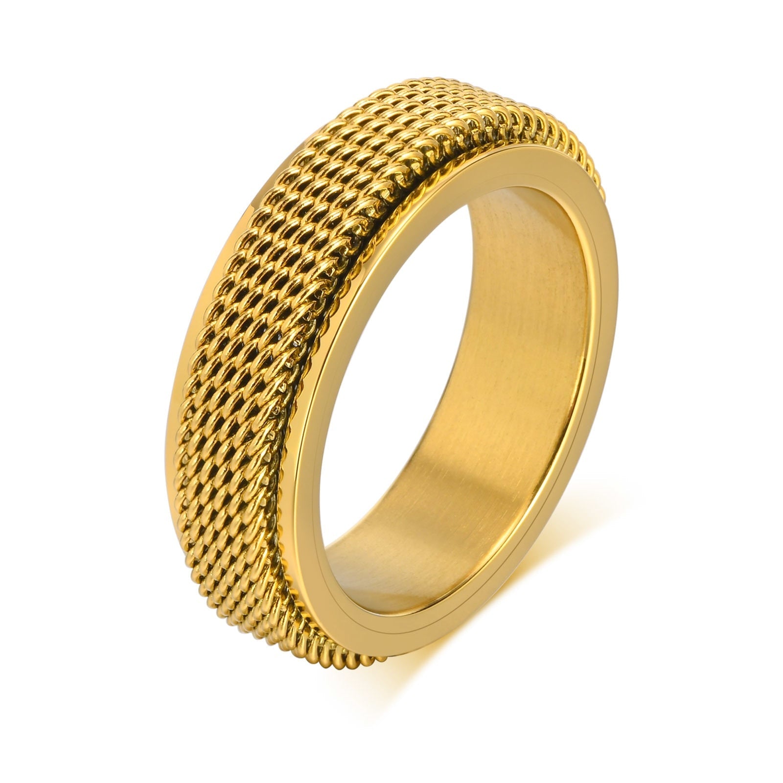 Zappelring aus Stahlgeflecht