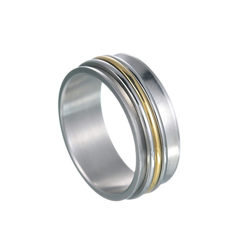 Breiter Zappelring aus Titan