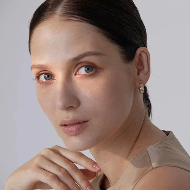 Kleine Perlen-Creolen