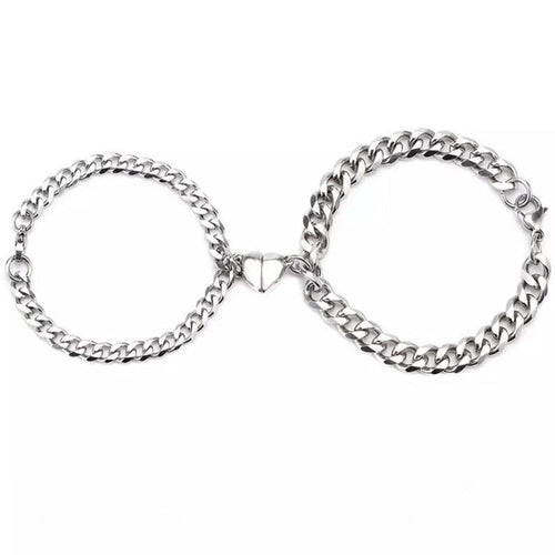 2 Stück Magnet-Herz-Armband