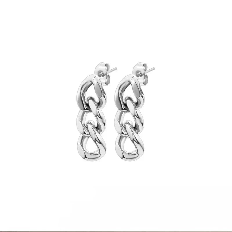 Gliederketten-Ohrringe