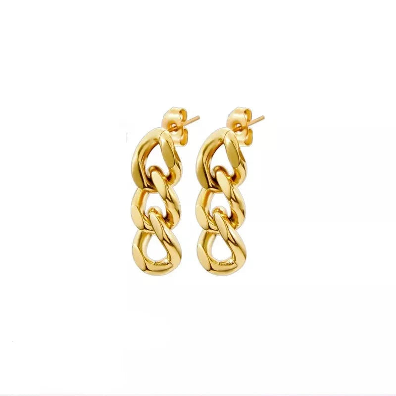 Gliederketten-Ohrringe