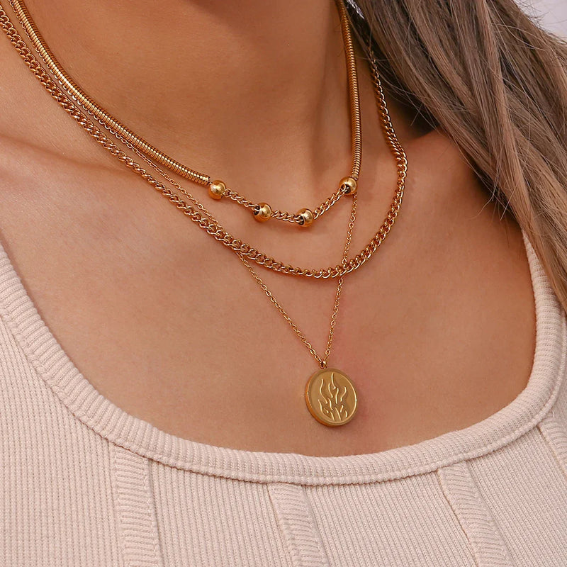 Perlen Schlangenkette Halskette