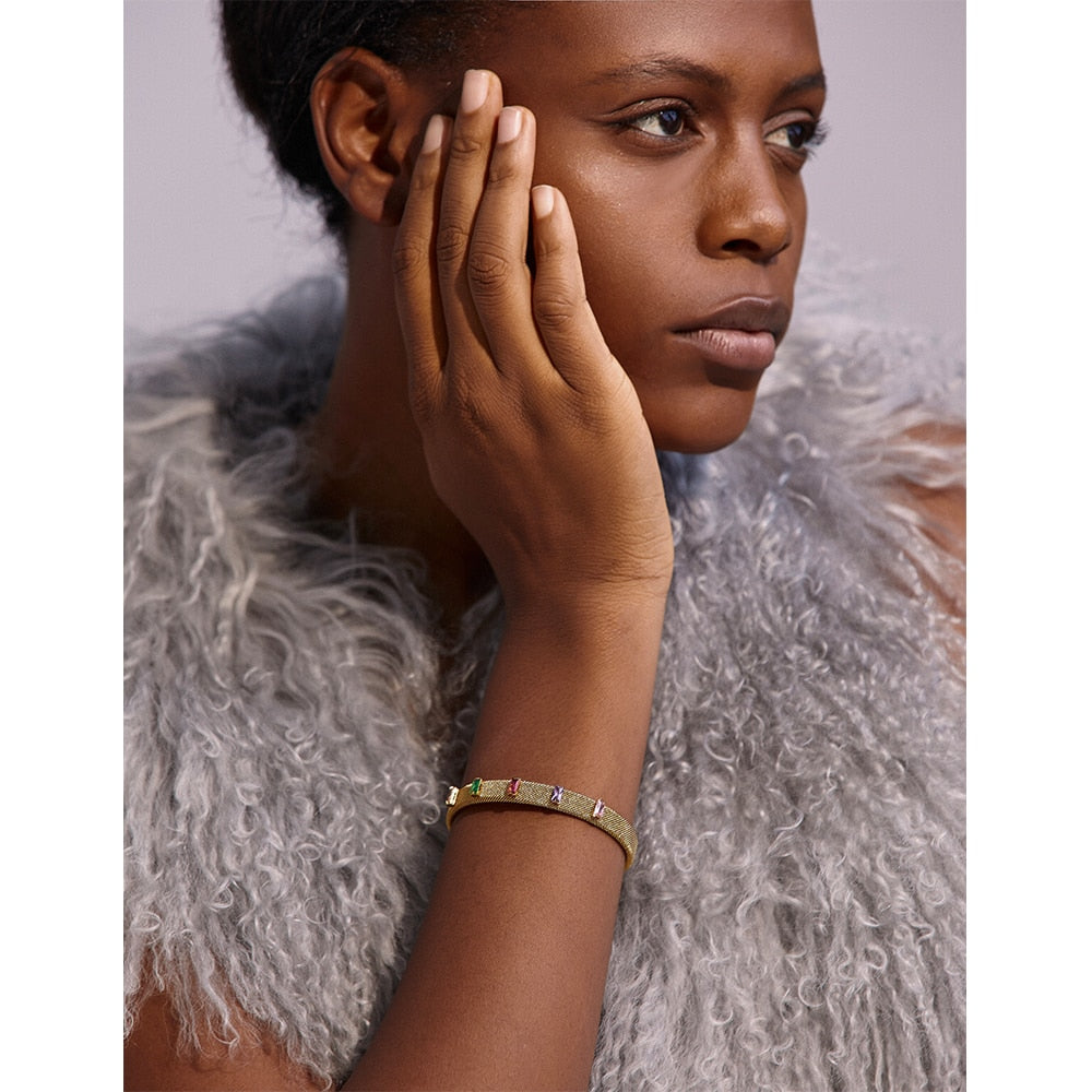 Anlauffrei Bunte Cubic Zirconia Edelstahl