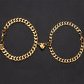 2 Stück Magnet-Herz-Armband