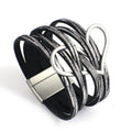 Boho Wickelarmbänder Pfirsich Herz