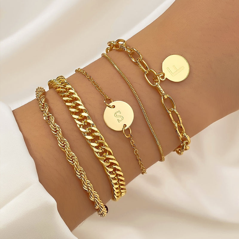 4 Stück Set Luxuriöse Armbänder