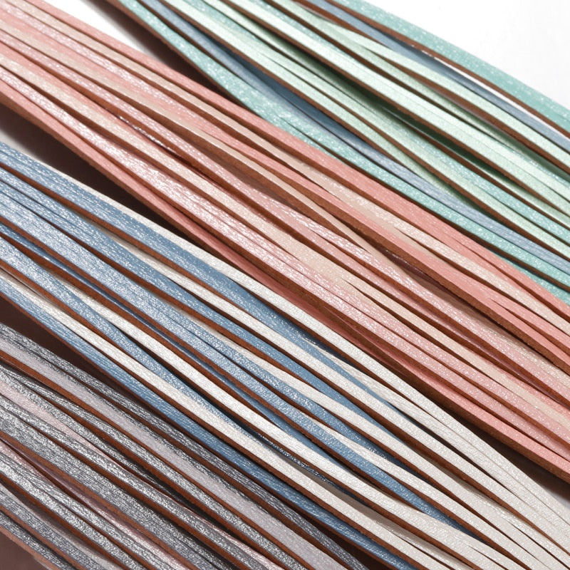 Boho Mint Lederarmband