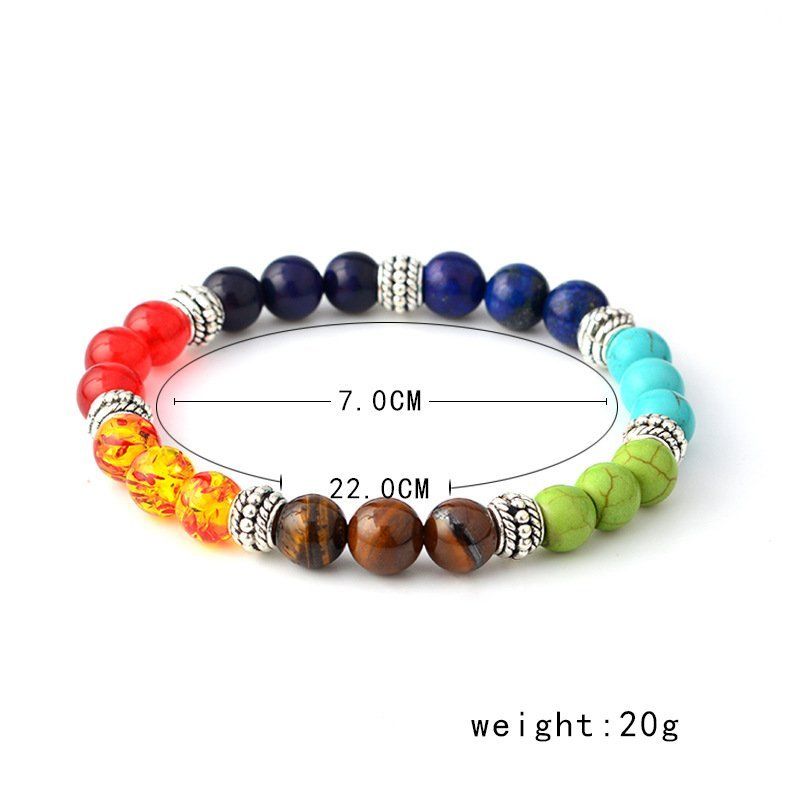 7 Chakra-Edelstein-Perlen