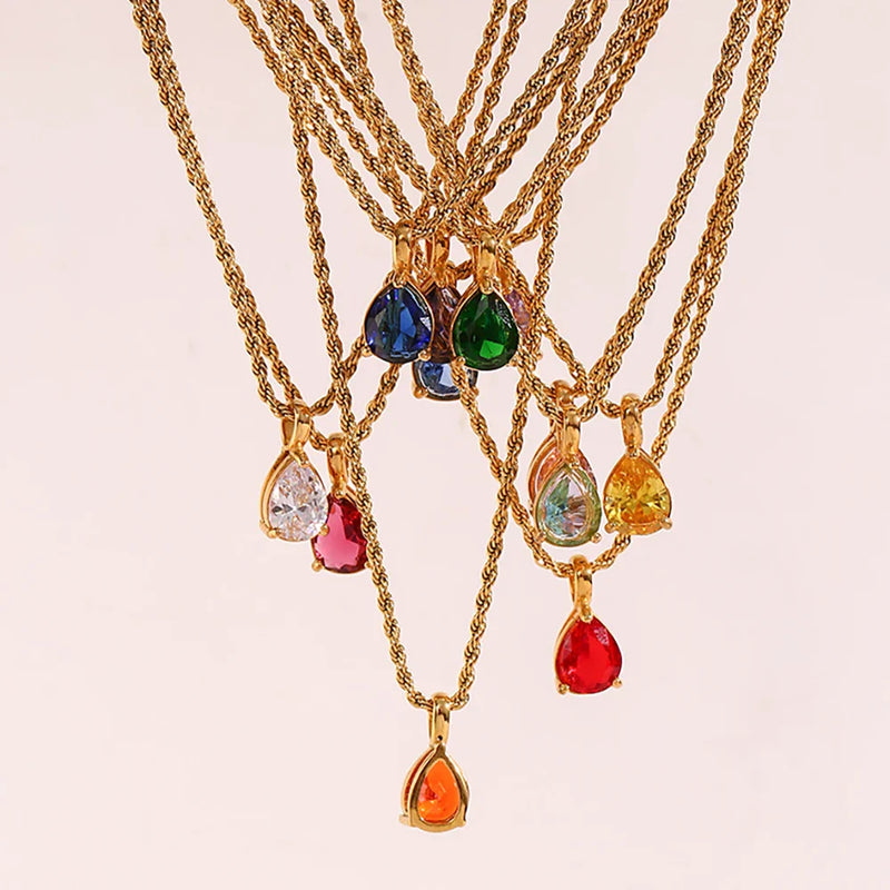 Geburtsstein-Halskette