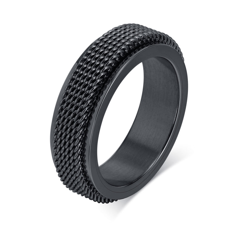 Zappelring aus Stahlgeflecht