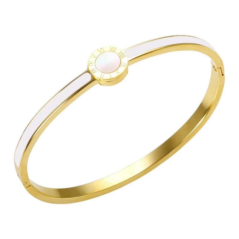 Buntes Armband mit römischen Ziffern