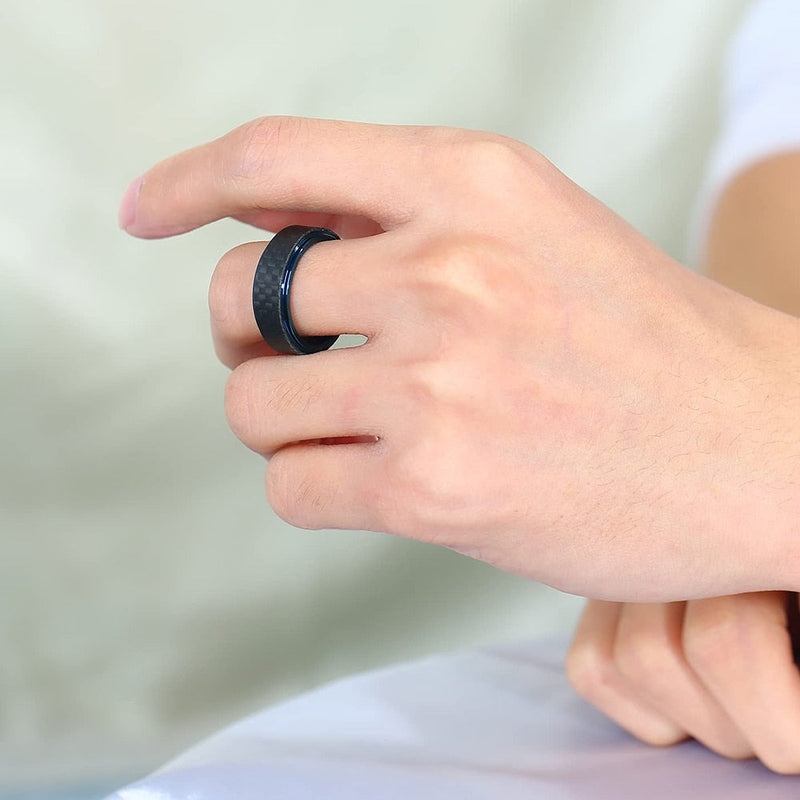 Angst-Zappelring aus Kohlefaser