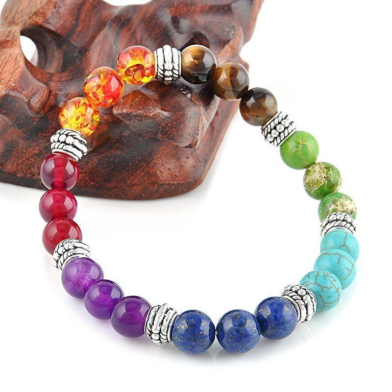 7 Chakra-Edelstein-Perlen