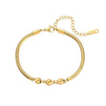 Perlen Schlangenkette Armband