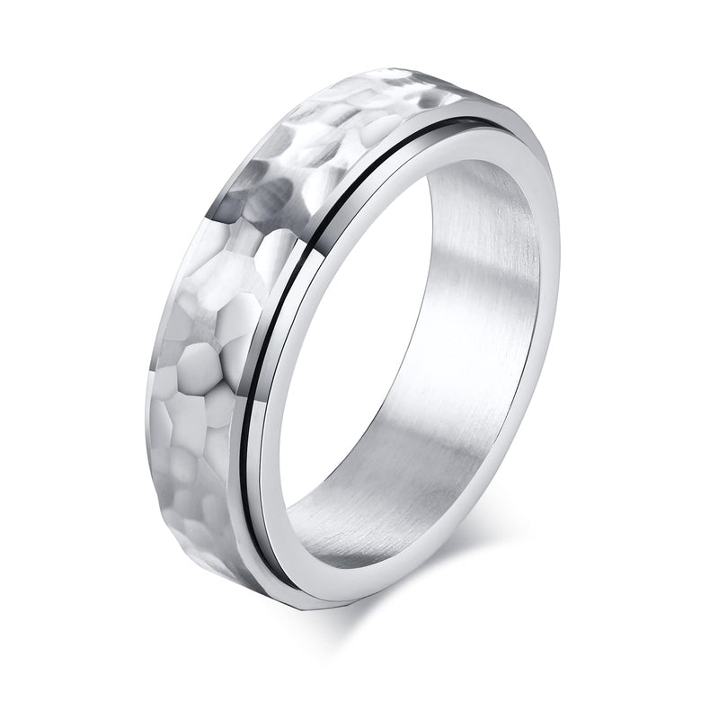 Zappelring aus gehämmertem Stahl