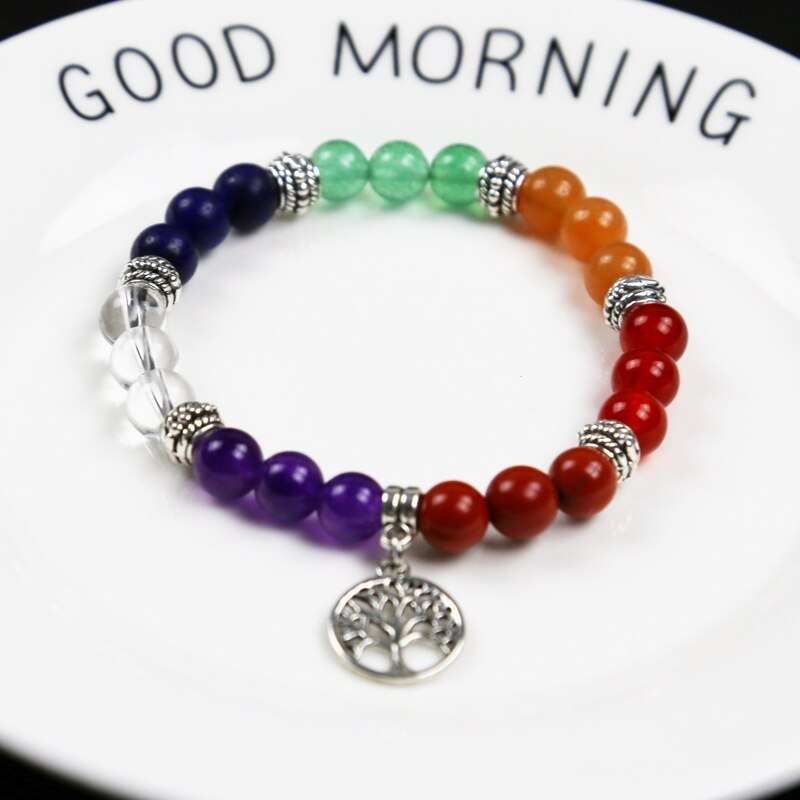 7 Chakra Heilung Balance Perlen Armband