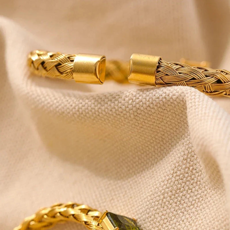 Armreif mit Mesh-Gewebe