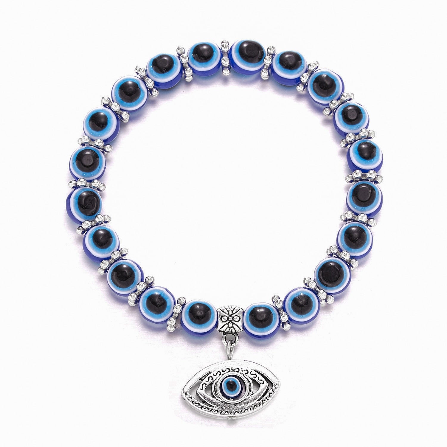Blaues Böses-Augen-Armband
