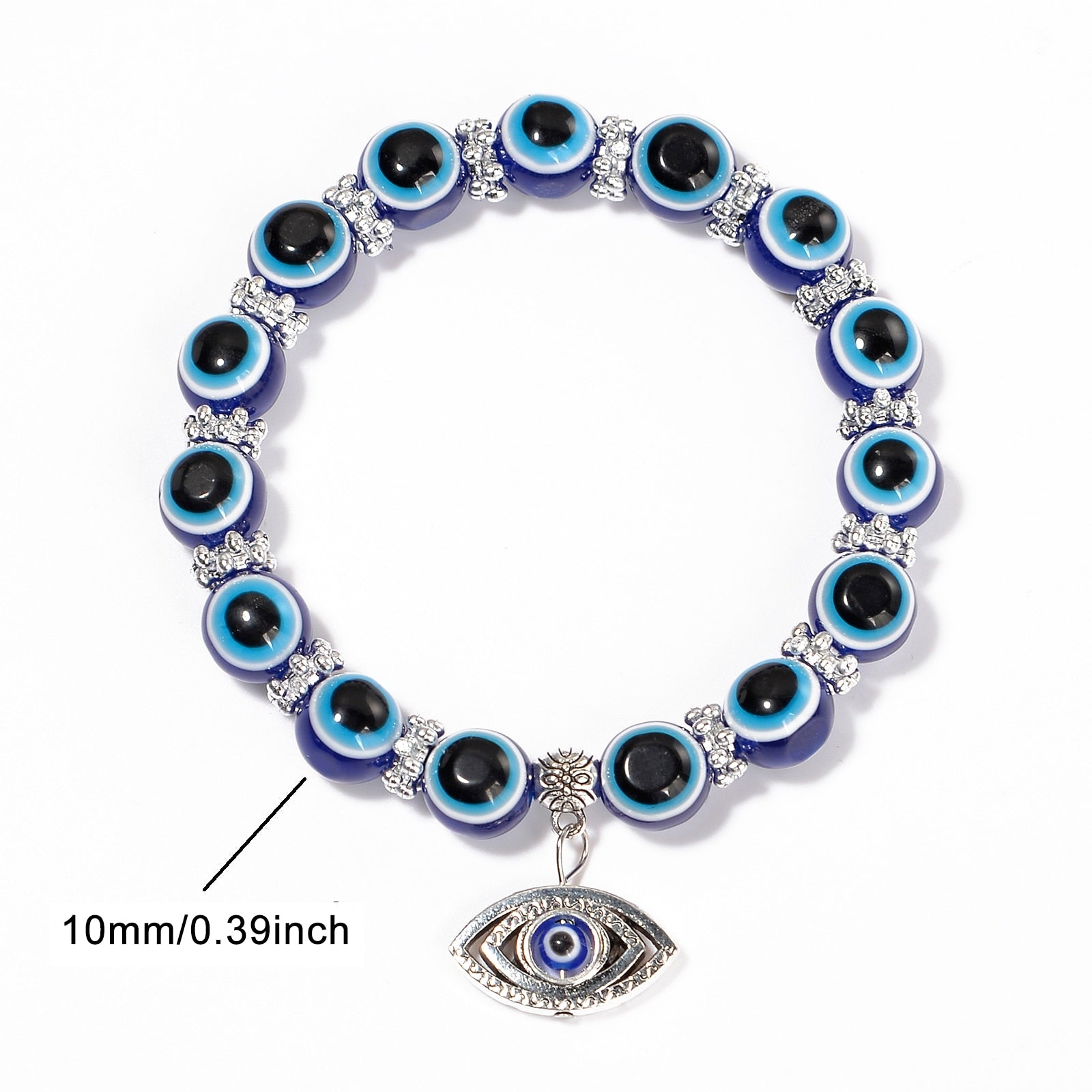 Blaues Böses-Augen-Armband