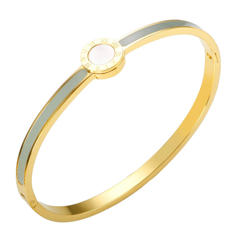 Buntes Armband mit römischen Ziffern