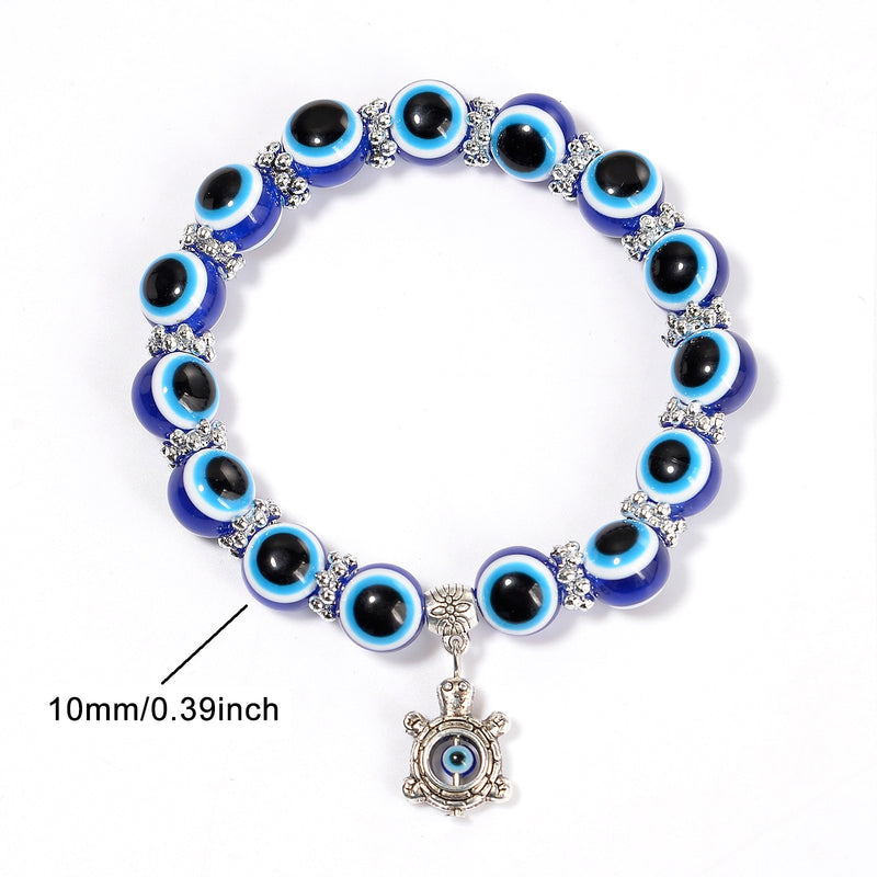 Blaues Böses-Augen-Armband
