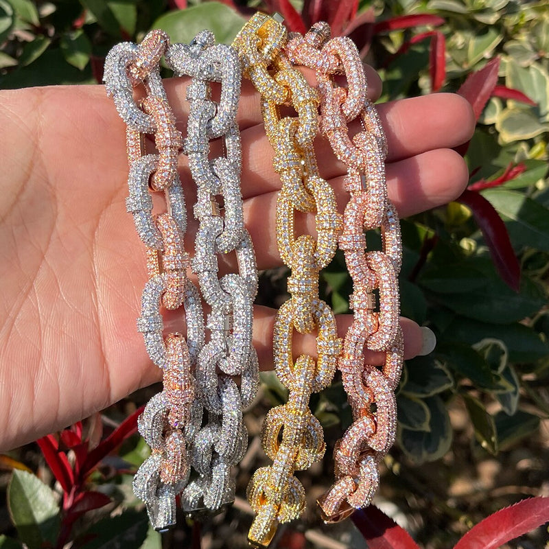 20mm Kettenarmband Iced Out