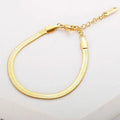 Schlangenkettenarmband Gold