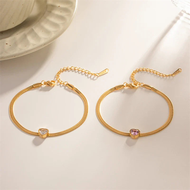 Herz Zirkonia Armband