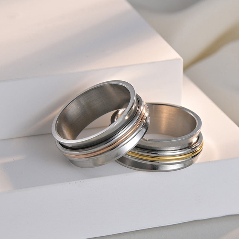 Breiter Zappelring aus Titan