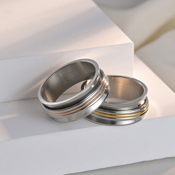 Breiter Zappelring aus Titan