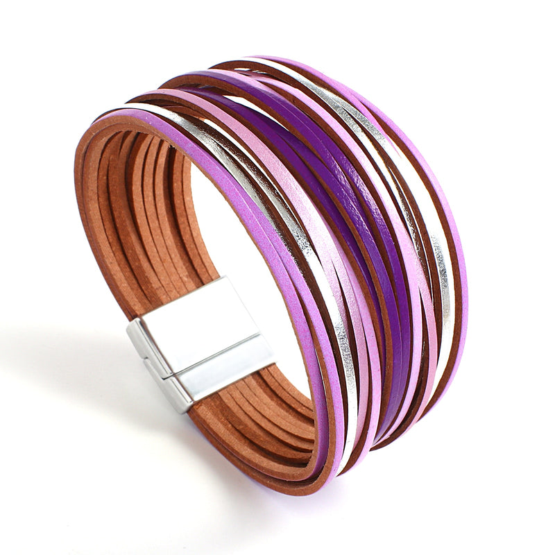 Boho Mint Lederarmband