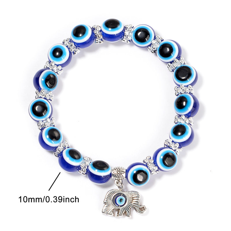 Blaues Böses-Augen-Armband