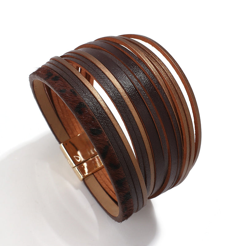 Boho Mint Lederarmband