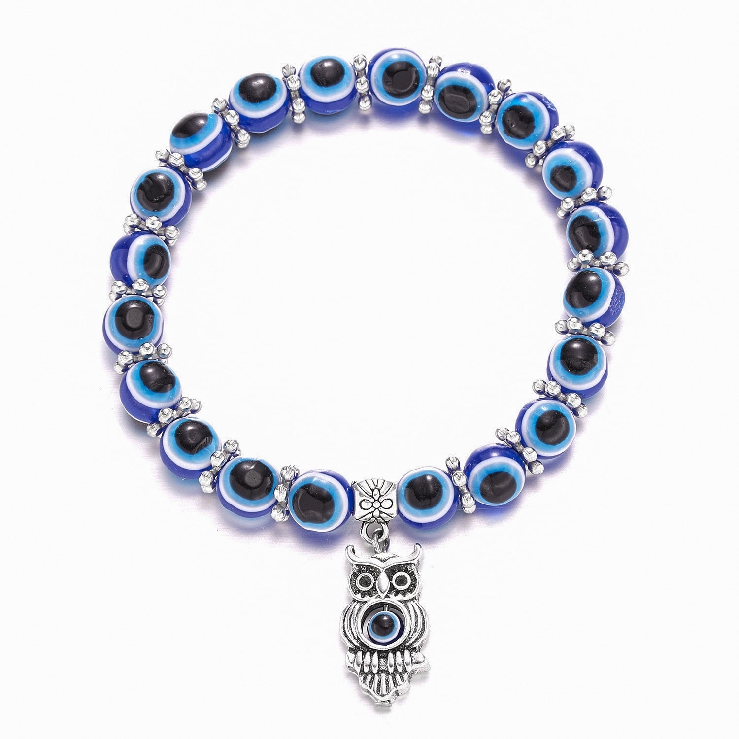 Blaues Böses-Augen-Armband