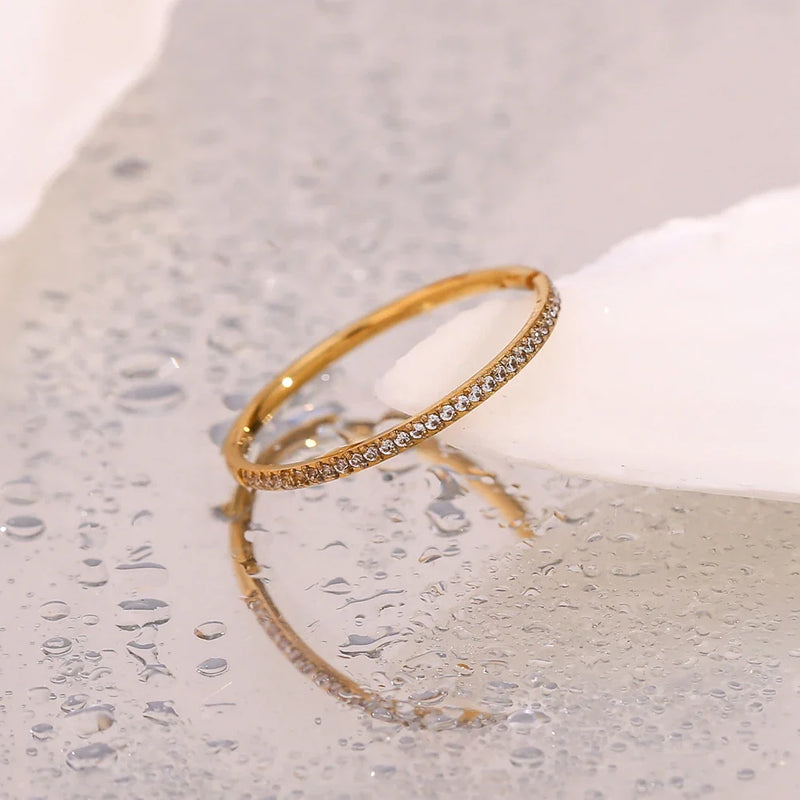 Dünner Kristallring