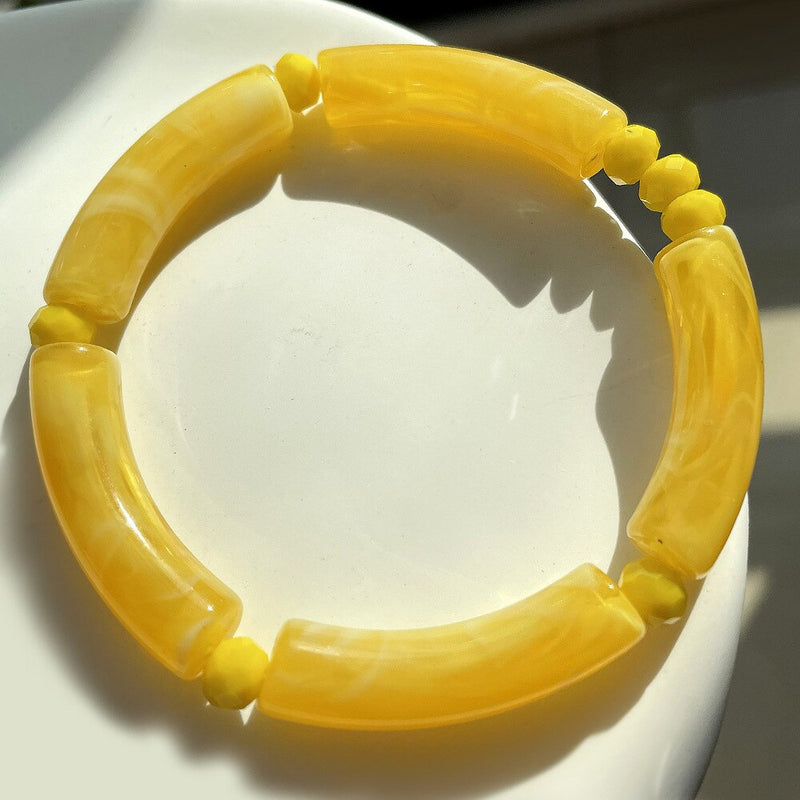 Acrylharz-Röhren-Candy-Chunky-Armbänder